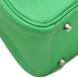 Hermes Lindy Shoulder Bag Taurillon Vert Comic B Stamp