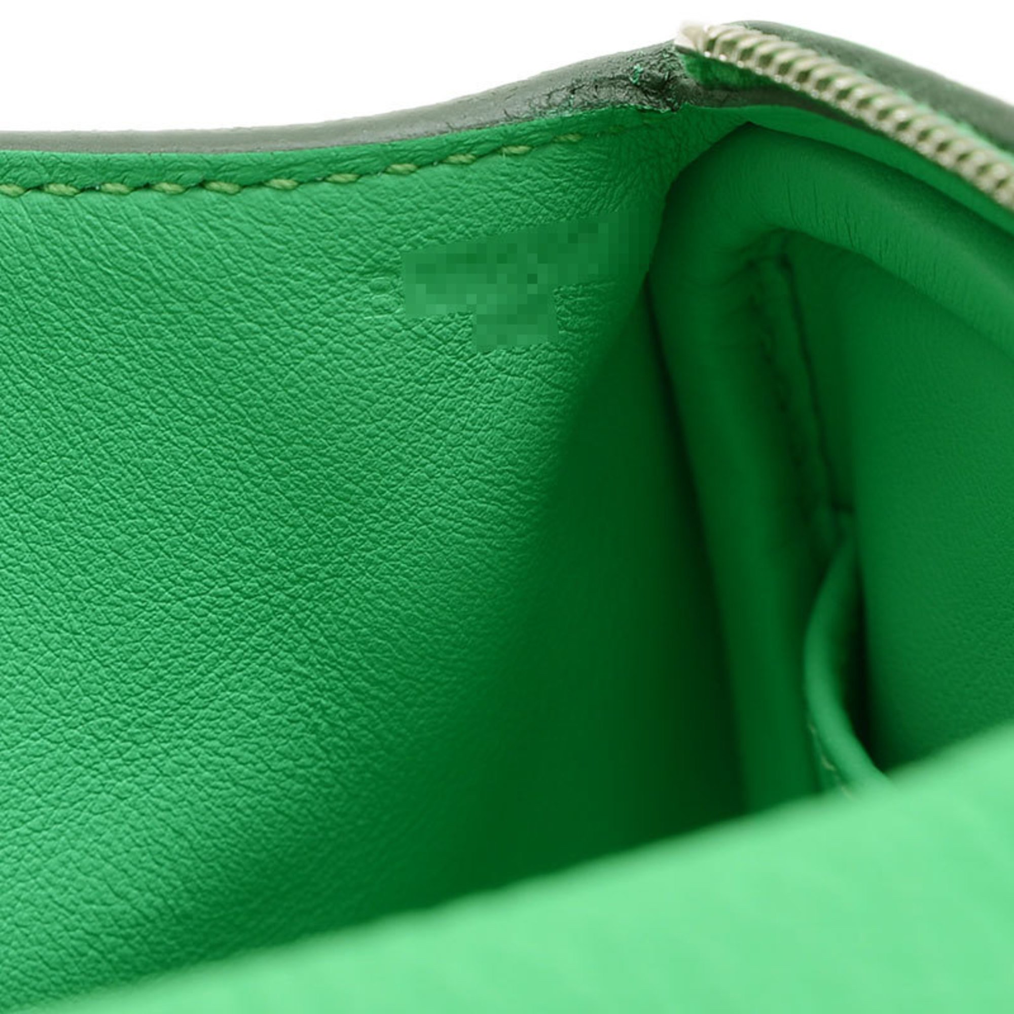 Hermes Lindy Shoulder Bag Taurillon Vert Comic B Stamp