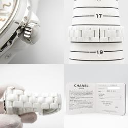 CHANEL J12 Firth de Lune Watch, Ceramic, Men's, Silver, H3404