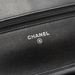 CHANEL Coco Mark Shoulder Bag Caviar Skin (Grained Calf) Women's Black 8654