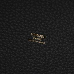 Hermes HERMES Picotin Lock PM Handbag Bag Taurillon Clemence Women's Black 056289CC