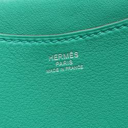 Hermes HERMES In the Loop PM Handbag Bag Toile H Swift Women's Gray Green