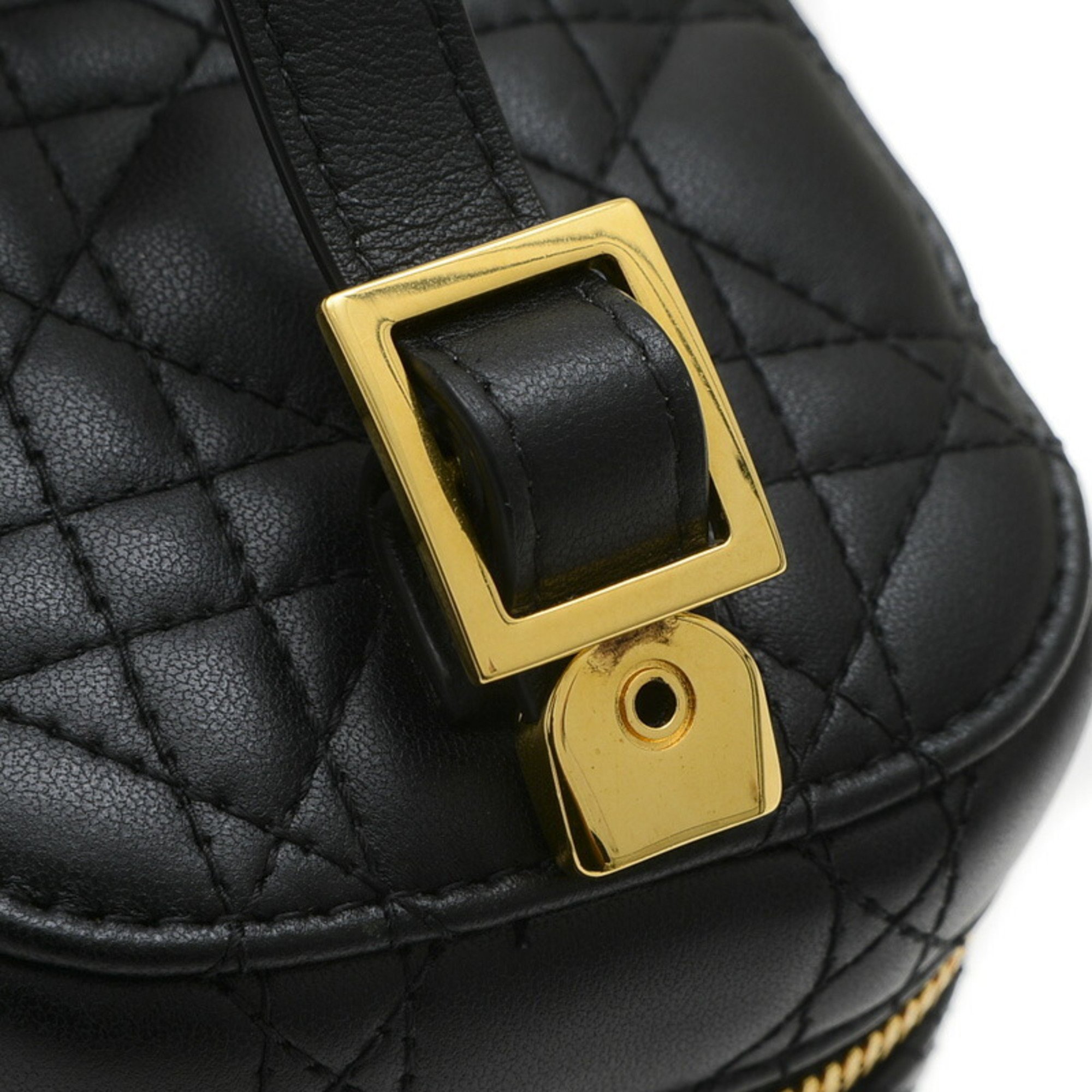 Dior Travel Small Vanity Bag Black Lambskin