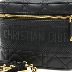 Dior Travel Small Vanity Bag Black Lambskin