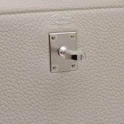 Hermes Kelly 25 Inner Stitching Togo Handbag Beton W Engraved Strap 2