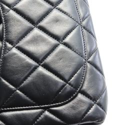 CHANEL Matelasse Shoulder Bag, Lambskin, Women's, Black