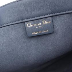 Christian Dior BO TOTE Book Tote Medium Bag Leather Women's Blue