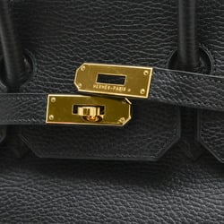 Hermes Birkin 35 Ardennes Handbag Black □F Stamp