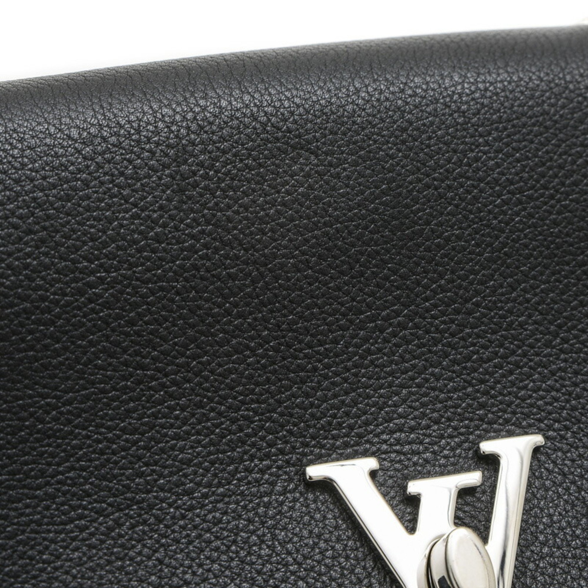 Louis Vuitton Lockme2 BB Shoulder Bag Leather Noir M51200