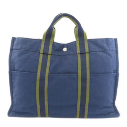 Hermes Sac Foul Tote MM Canvas Bag for Women HERMES