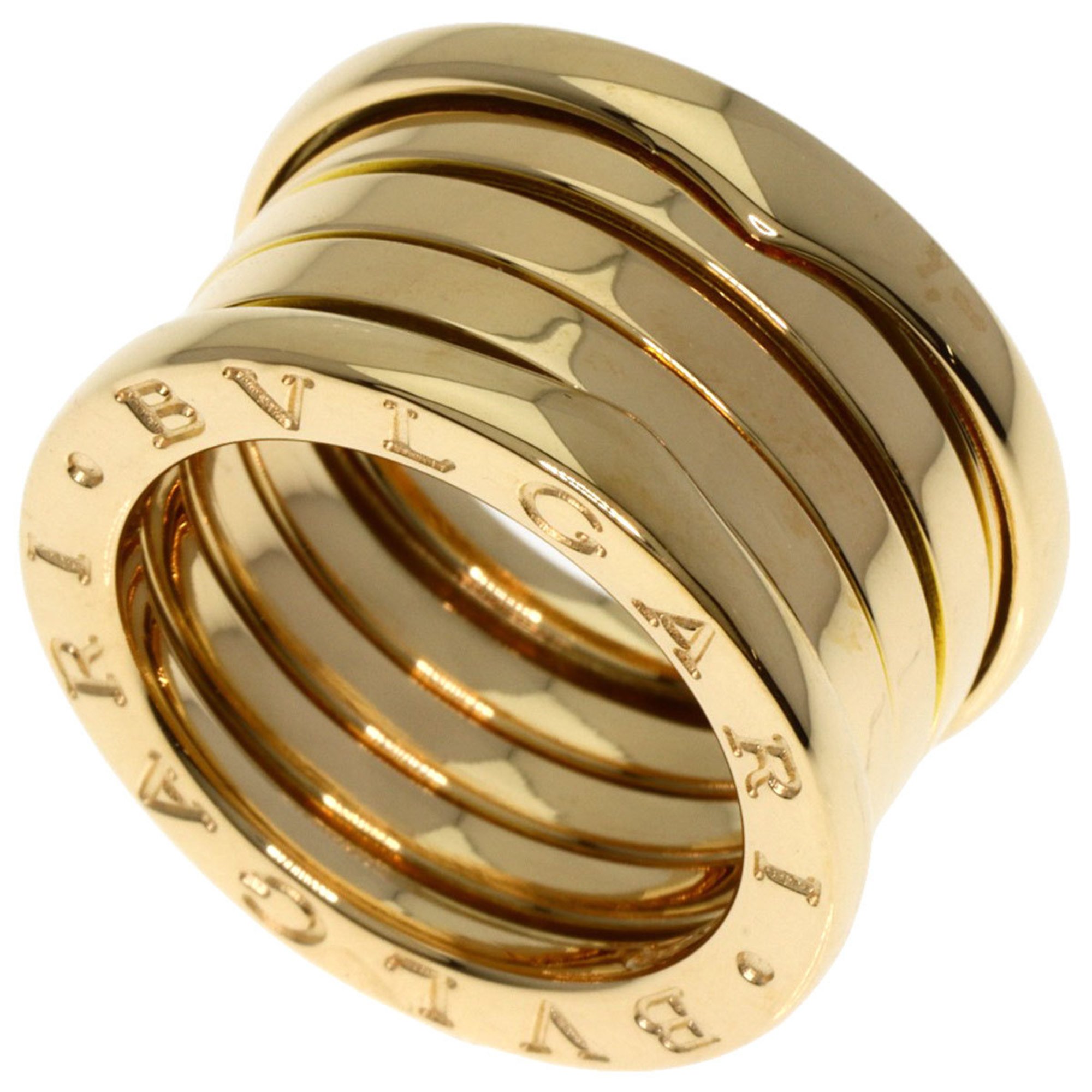 BVLGARI B-zero1 4-band M size #49 Ring, 18K yellow gold, for women,