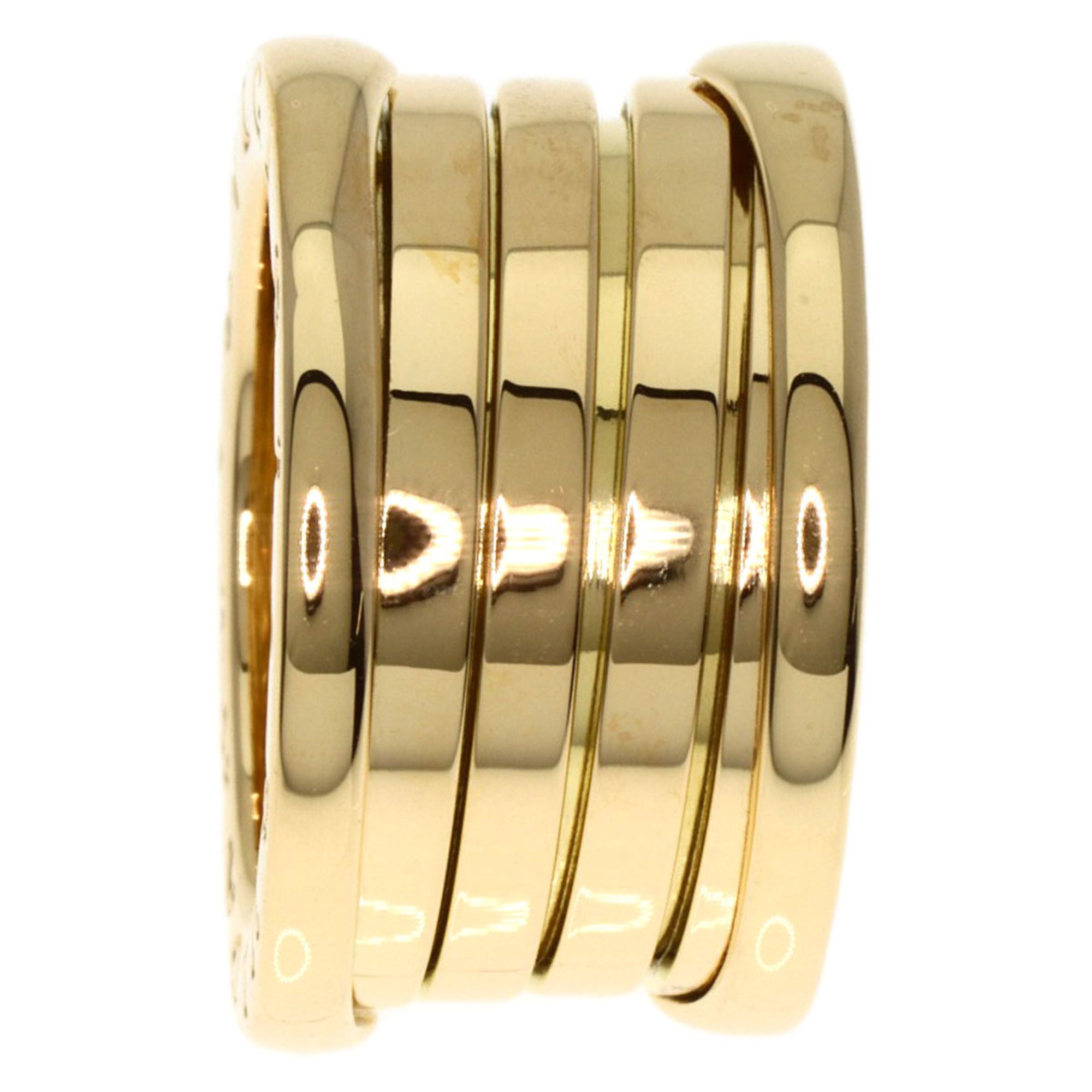 BVLGARI B-zero1 4-band M size #49 Ring, 18K yellow gold, for women,