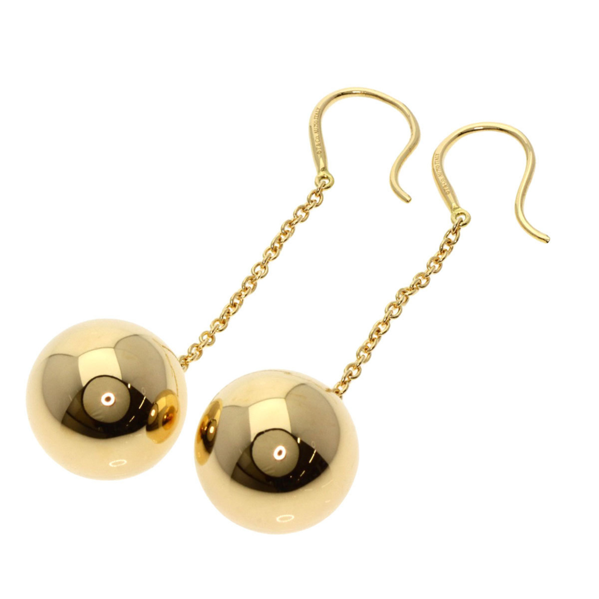 Tiffany HardWear ball hook earrings in 18k yellow gold for women TIFFANY&Co.