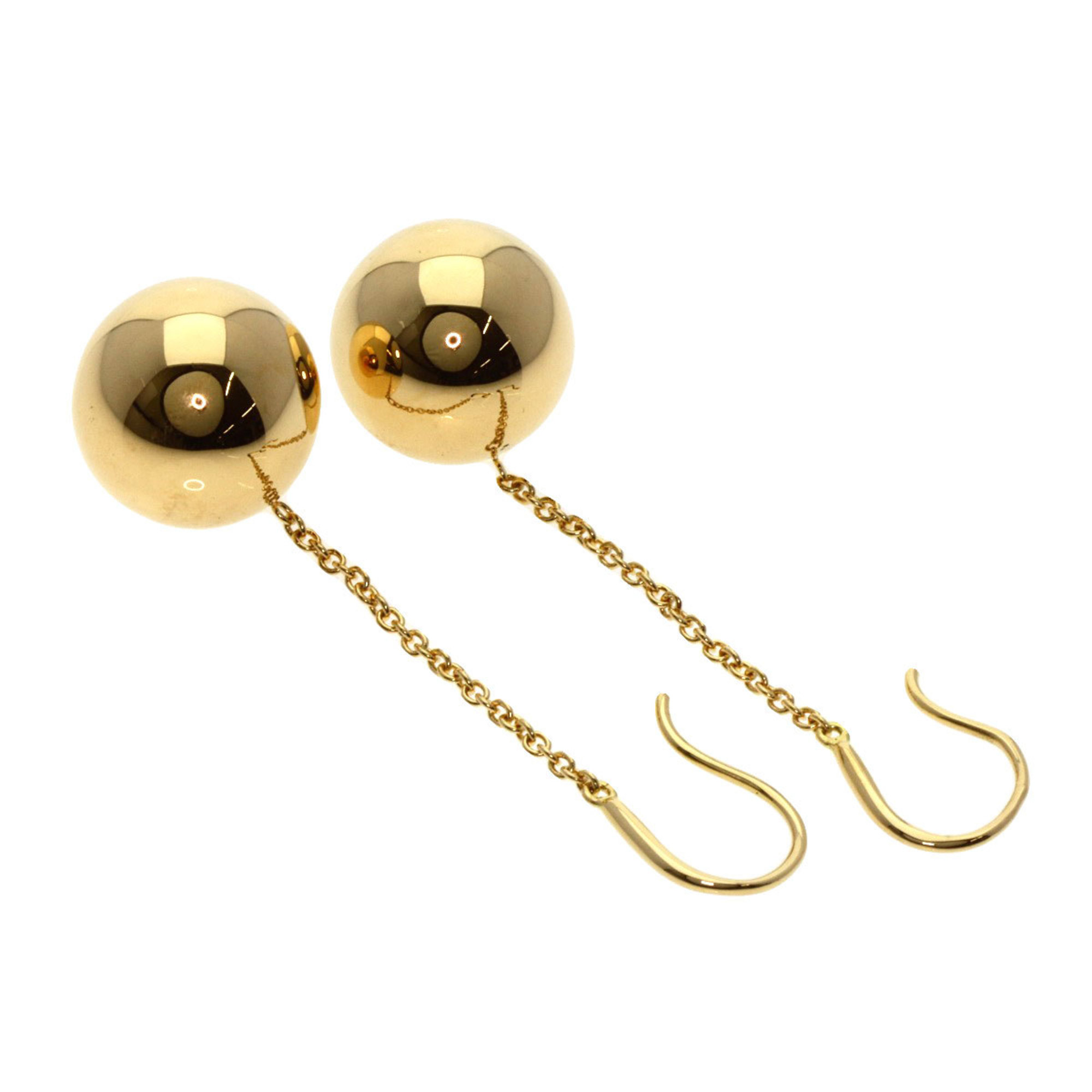 Tiffany HardWear ball hook earrings in 18k yellow gold for women TIFFANY&Co.