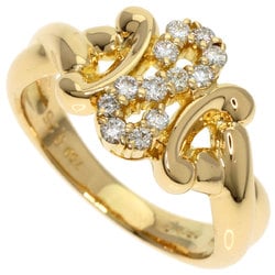 CELINE Diamond Ring, 18K Yellow Gold, Women's