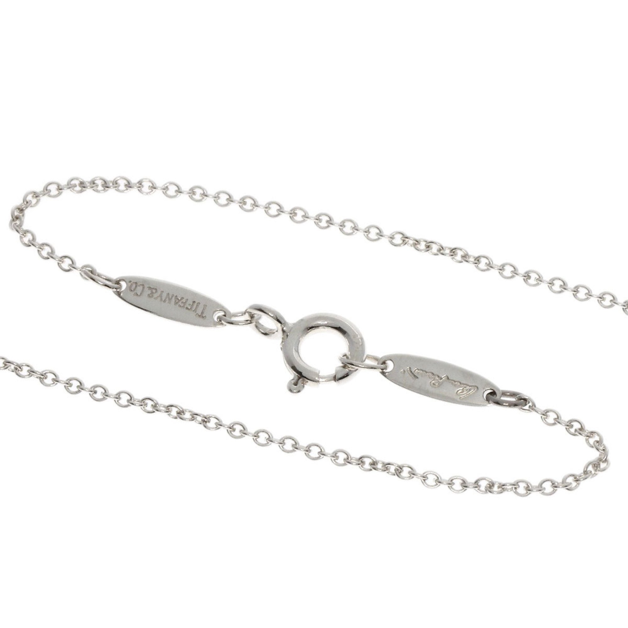 Tiffany & Co. Initial A Necklace Silver Women's TIFFANY