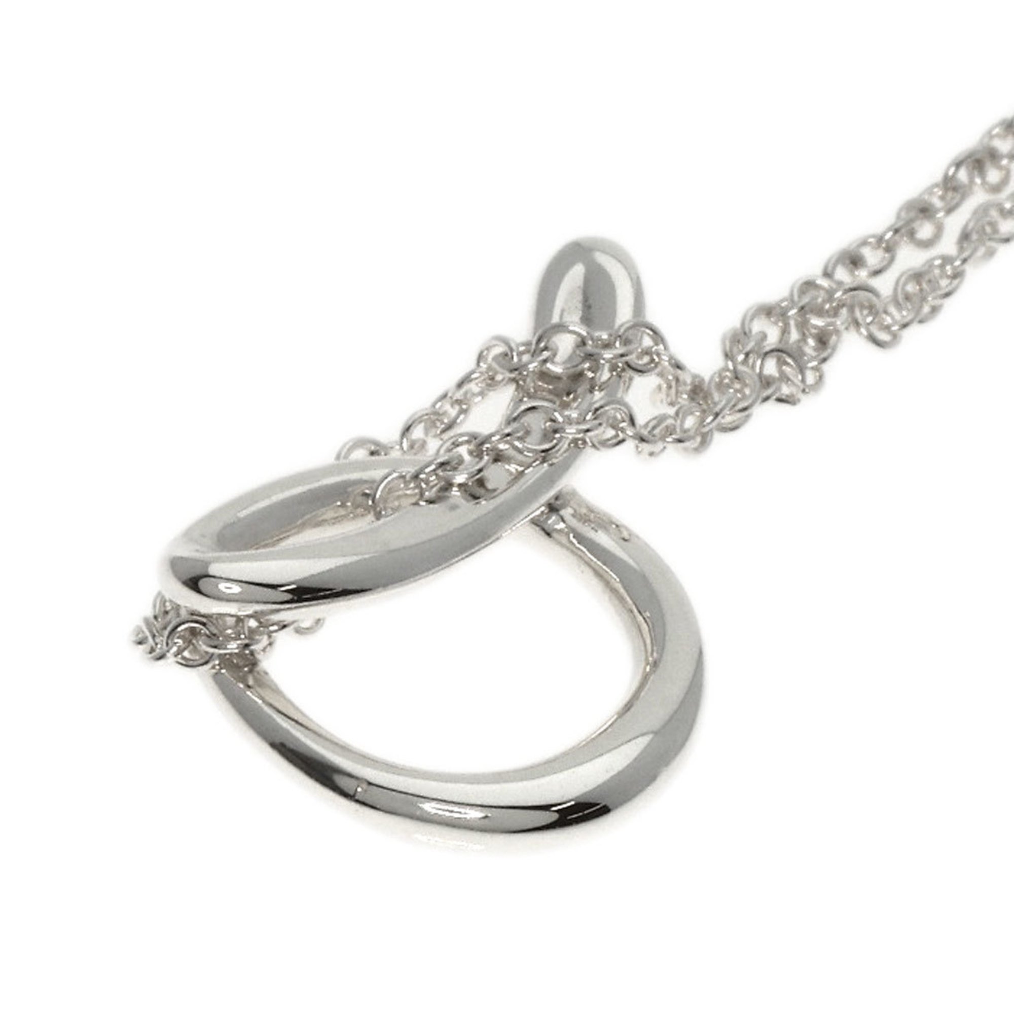 Tiffany & Co. Initial A Necklace Silver Women's TIFFANY