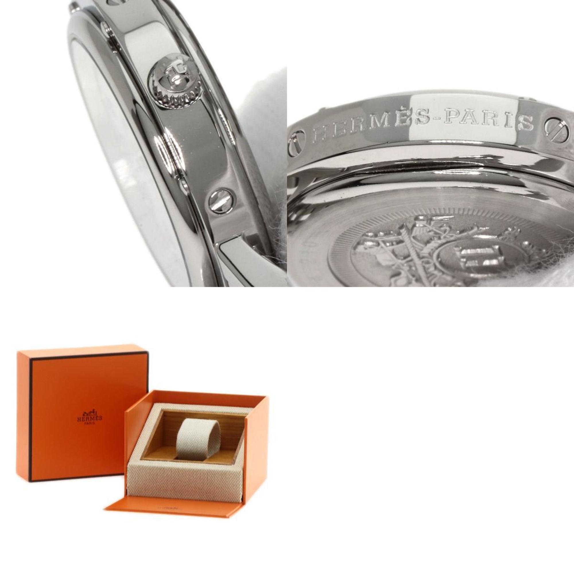 Hermes CL4.210 Clipper Nacle Watch Stainless Steel SS Ladies HERMES