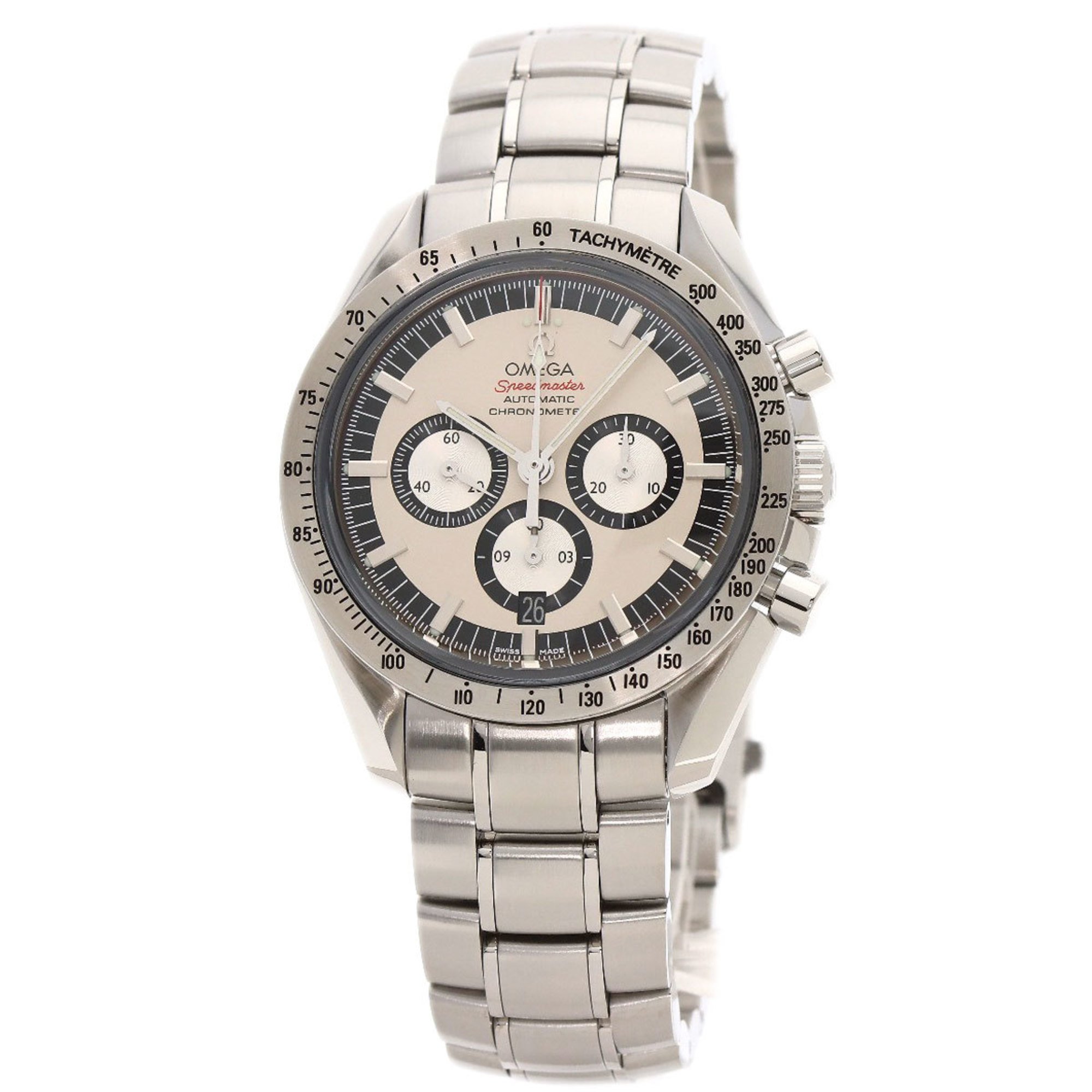 OMEGA 3506.31 Speedmaster Racing Schumacher Legend Watch Stainless Steel SS Men's