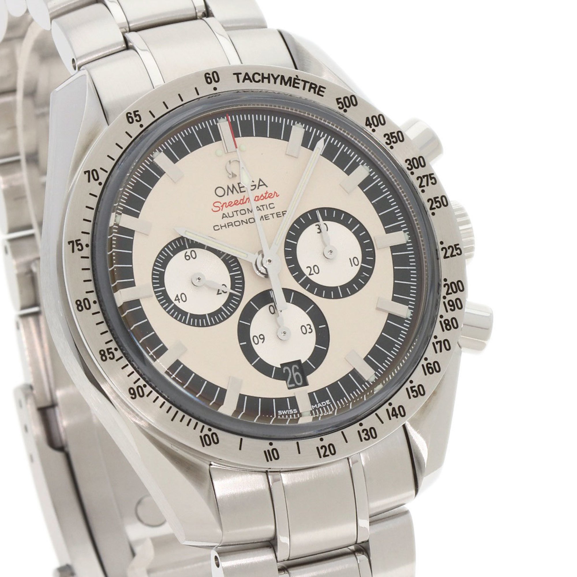 OMEGA 3506.31 Speedmaster Racing Schumacher Legend Watch Stainless Steel SS Men's