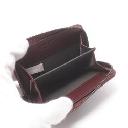 JIMMY CHOO DANNY Wallet/Coin Case, Leather, Women's, Bordeaux