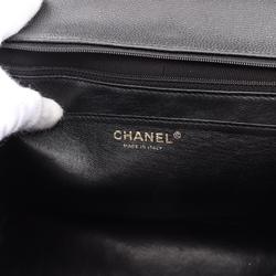 CHANEL Matelasse Handbag Bag Caviar Skin (Grained Calf) Women's Black A12397