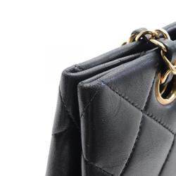 CHANEL Matelasse Tote Bag, Lambskin, Women's, Black