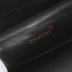 CHANEL Large Coco Mark Tote Bag Patent Leather Women's Black