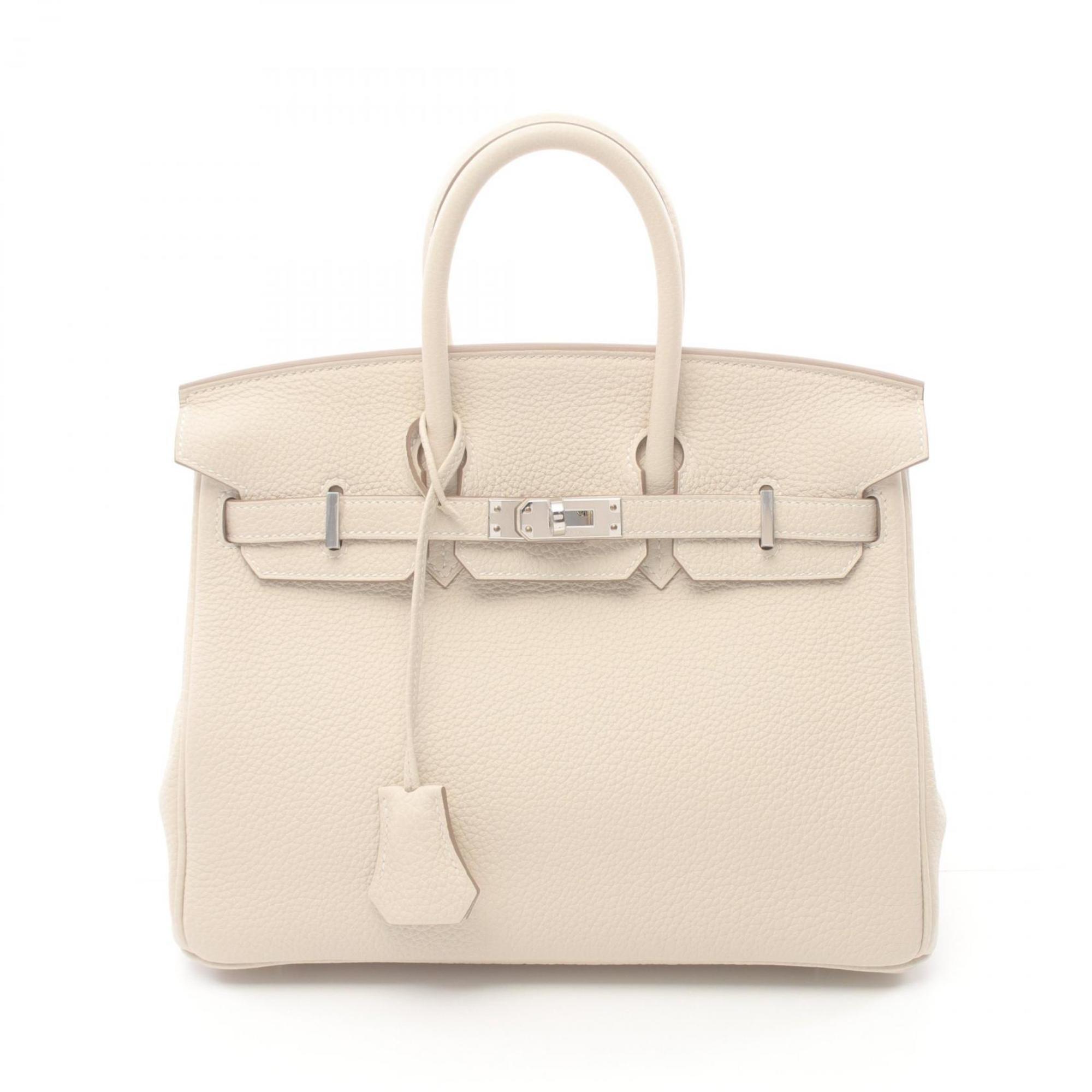 Hermes HERMES Birkin 25 Handbag Bag Togo Women's Ivory 041344CK