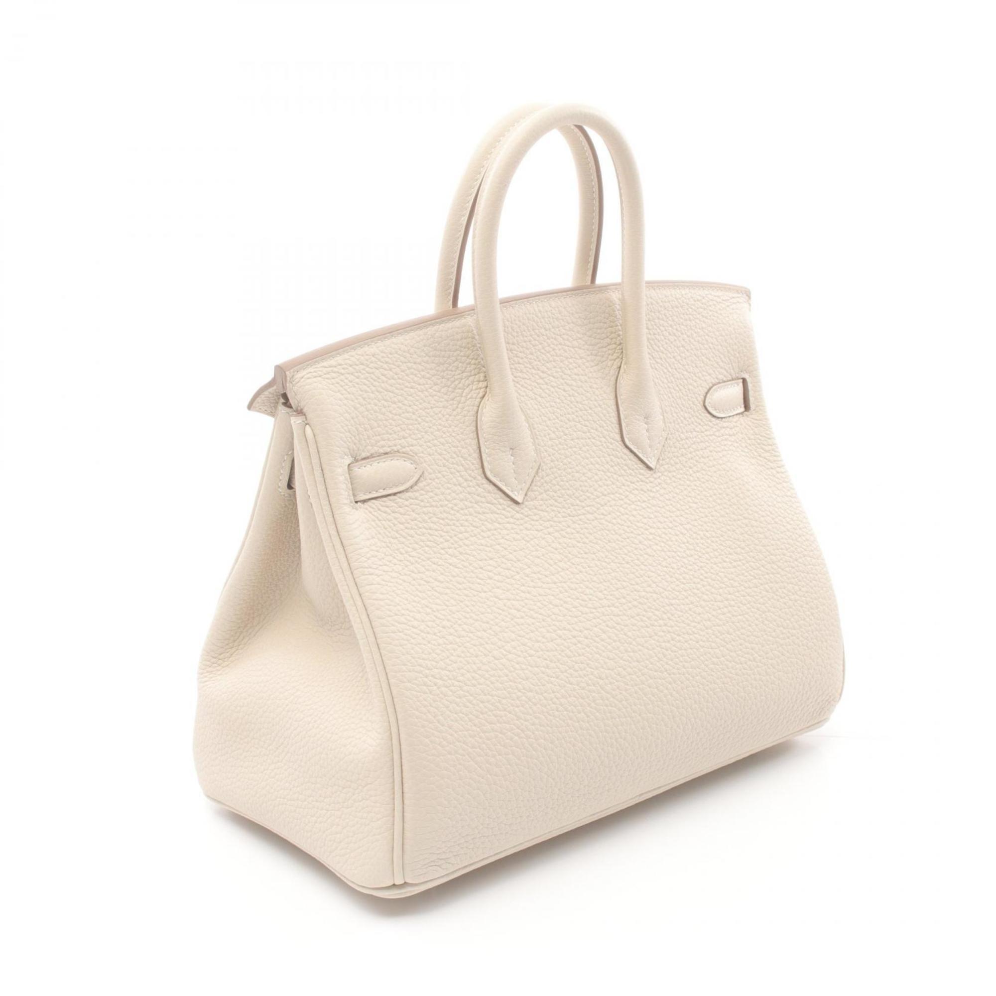 Hermes HERMES Birkin 25 Handbag Bag Togo Women's Ivory 041344CK