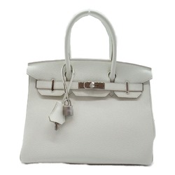 Hermes HERMES Birkin 30 Greeneve Handbag Bag Leather Togo Women's Ivory