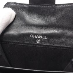 CHANEL Matelasse Wallet/Coin Case, Patent Leather, Women's, Black, A31504