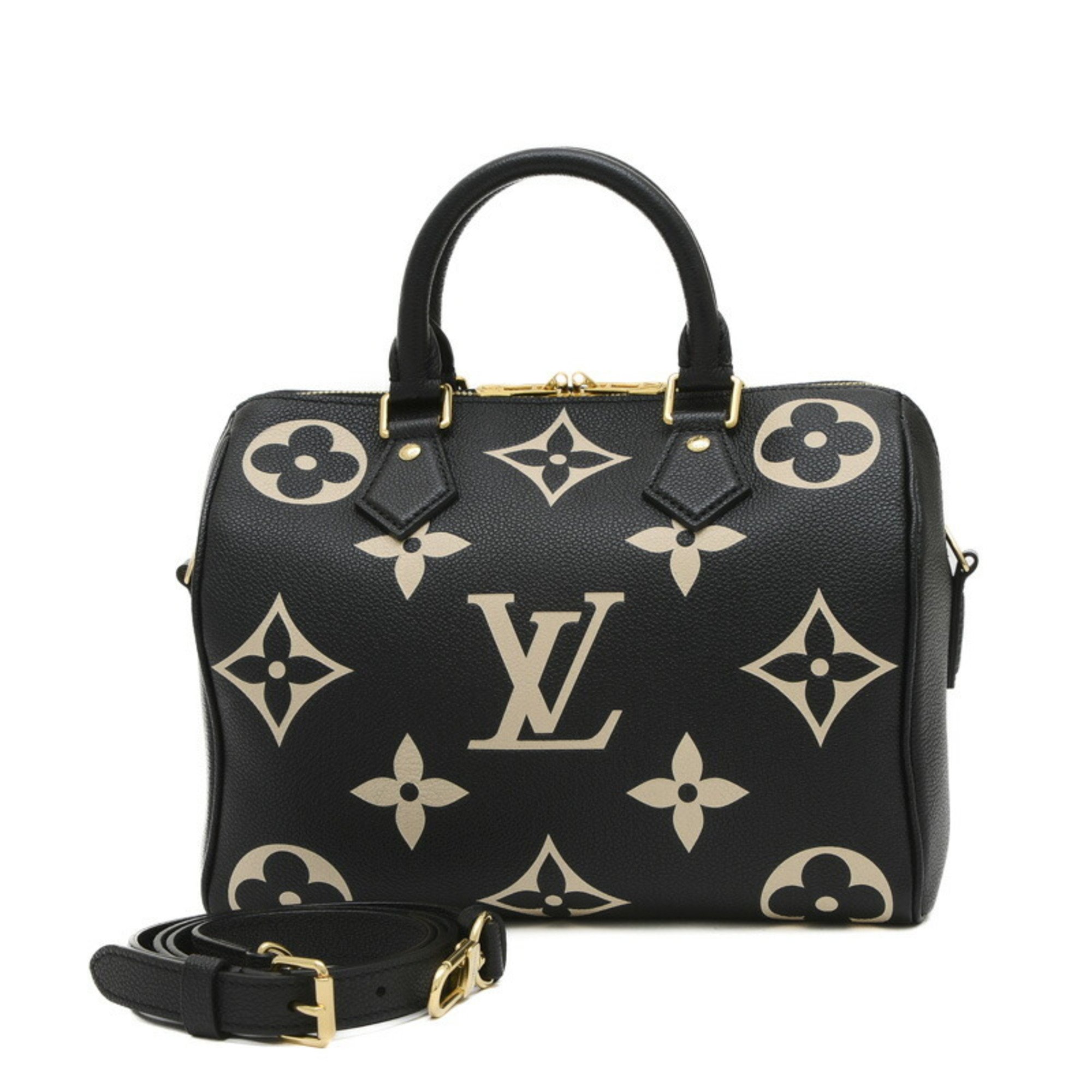 Louis Vuitton Monogram Empreinte Speedy Bandouliere 25 Shoulder Bag M58947