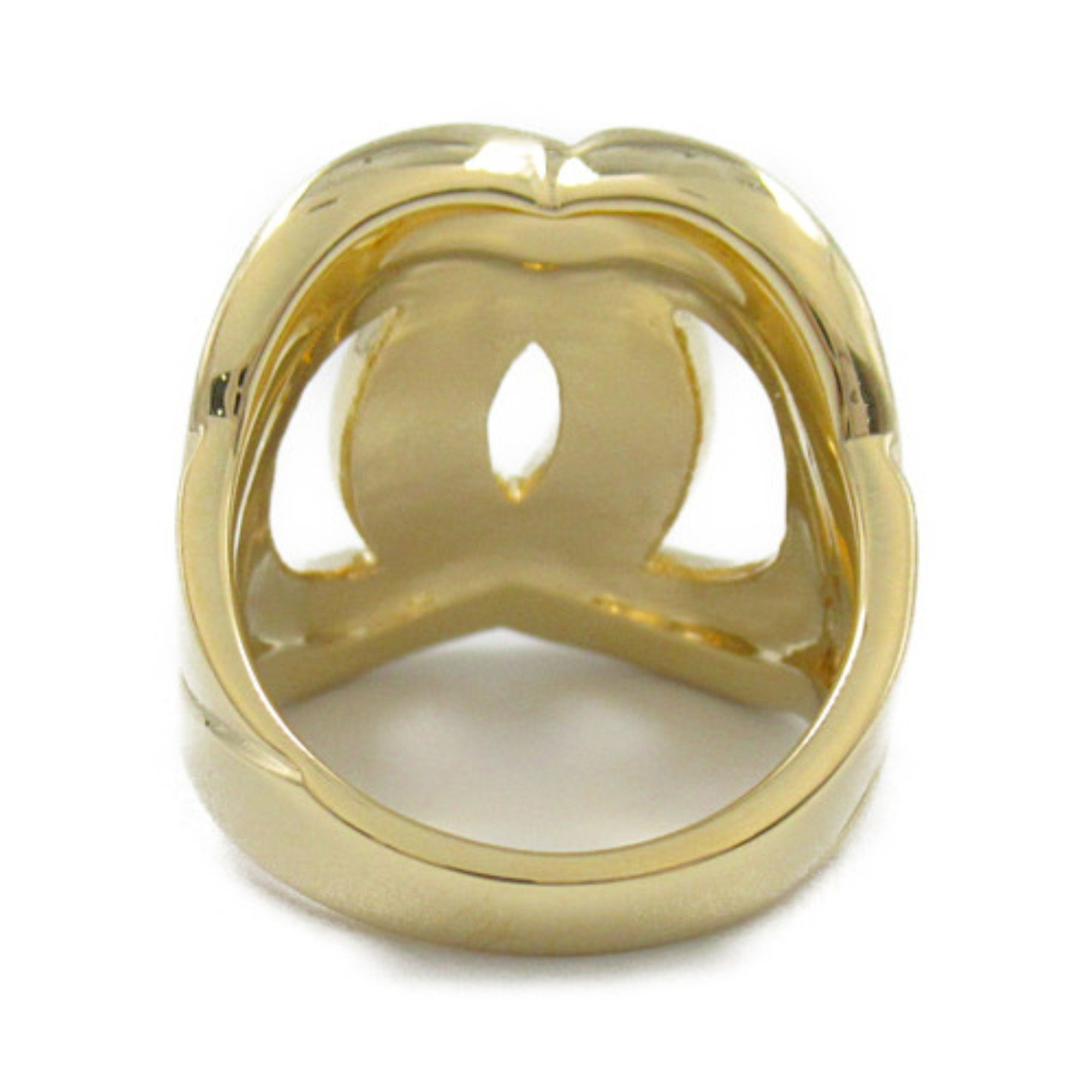 CELINE Double Circle Ring, K18 (Yellow Gold), Women's, Gold