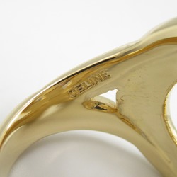 CELINE Double Circle Ring, K18 (Yellow Gold), Women's, Gold