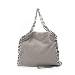 Stella McCartney Falabella Shoulder Bag, Faux Leather, Women's, Grey, 371223