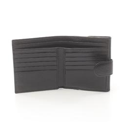 GUCCI Interlocking G Bi-fold Wallet Leather Women's Black 615525