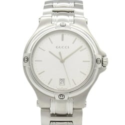 Gucci GUCCI Watch Stainless Steel Men's Silver 9040M