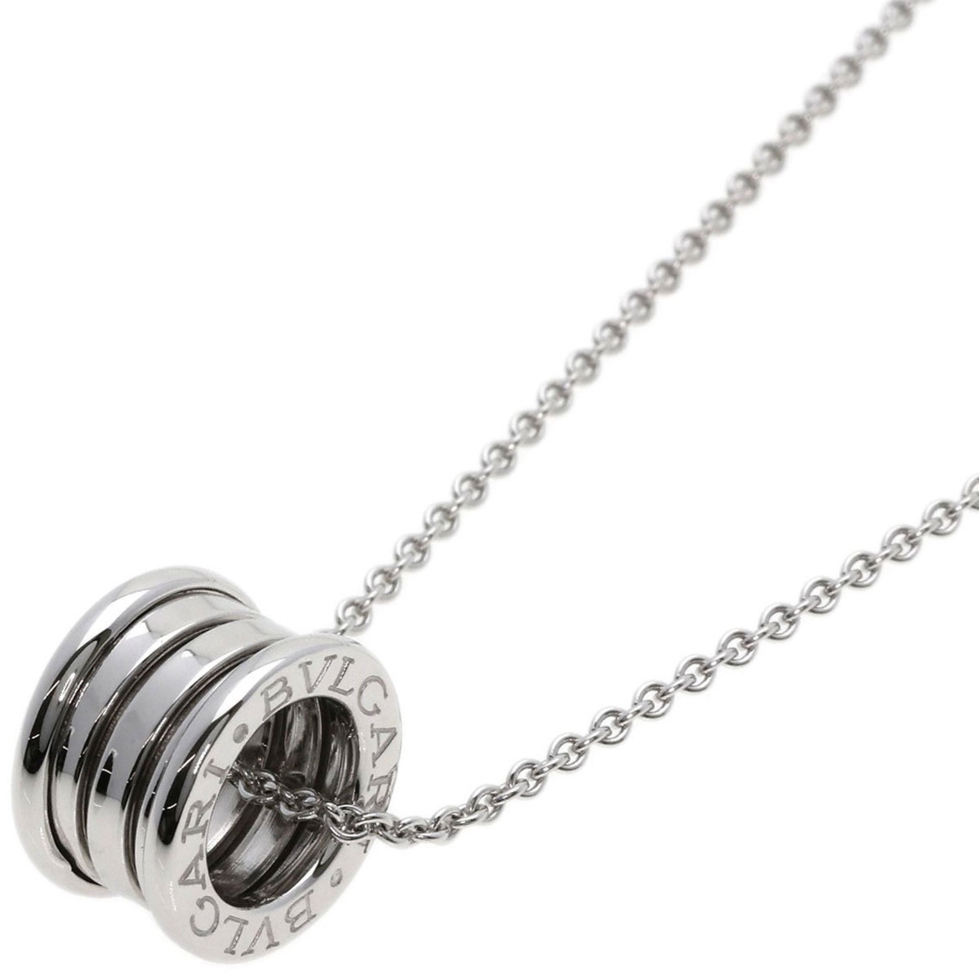 BVLGARI B-zero1 Necklace, 18K White Gold, Women's