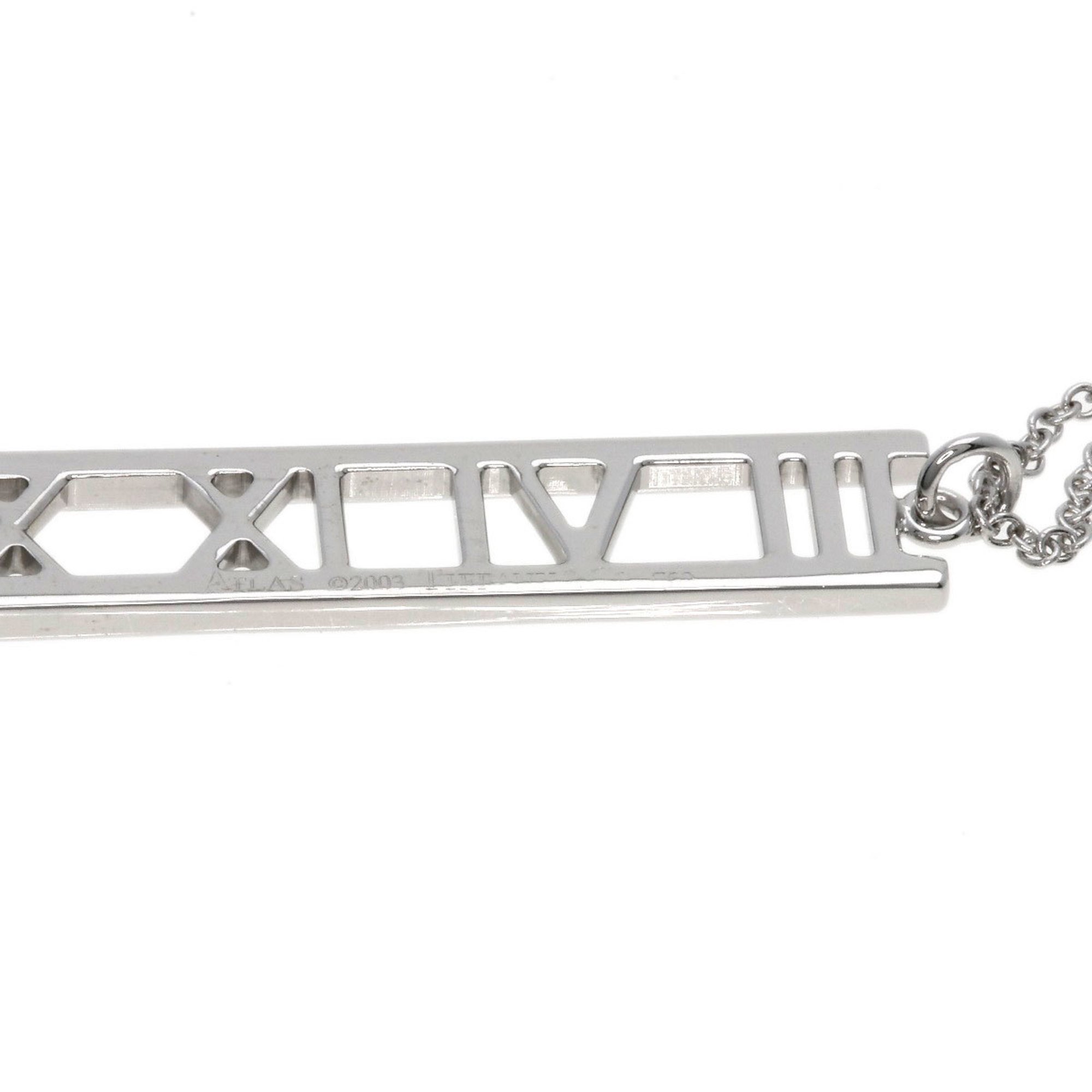 Tiffany Atlas Necklace, 18k White Gold, Women's, TIFFANY&Co.