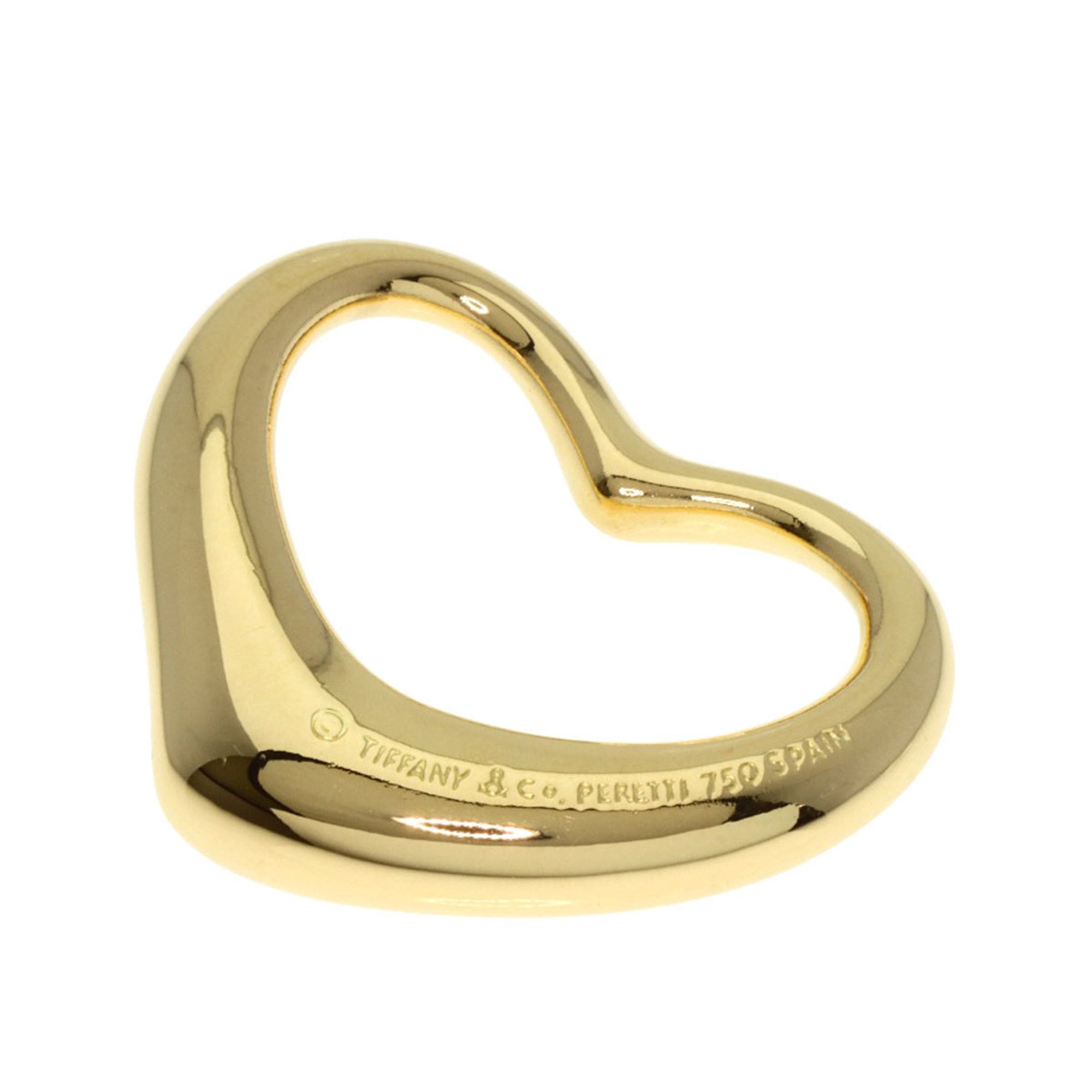 Tiffany Heart Pendant Top K18 Yellow Gold Women's TIFFANY&Co.