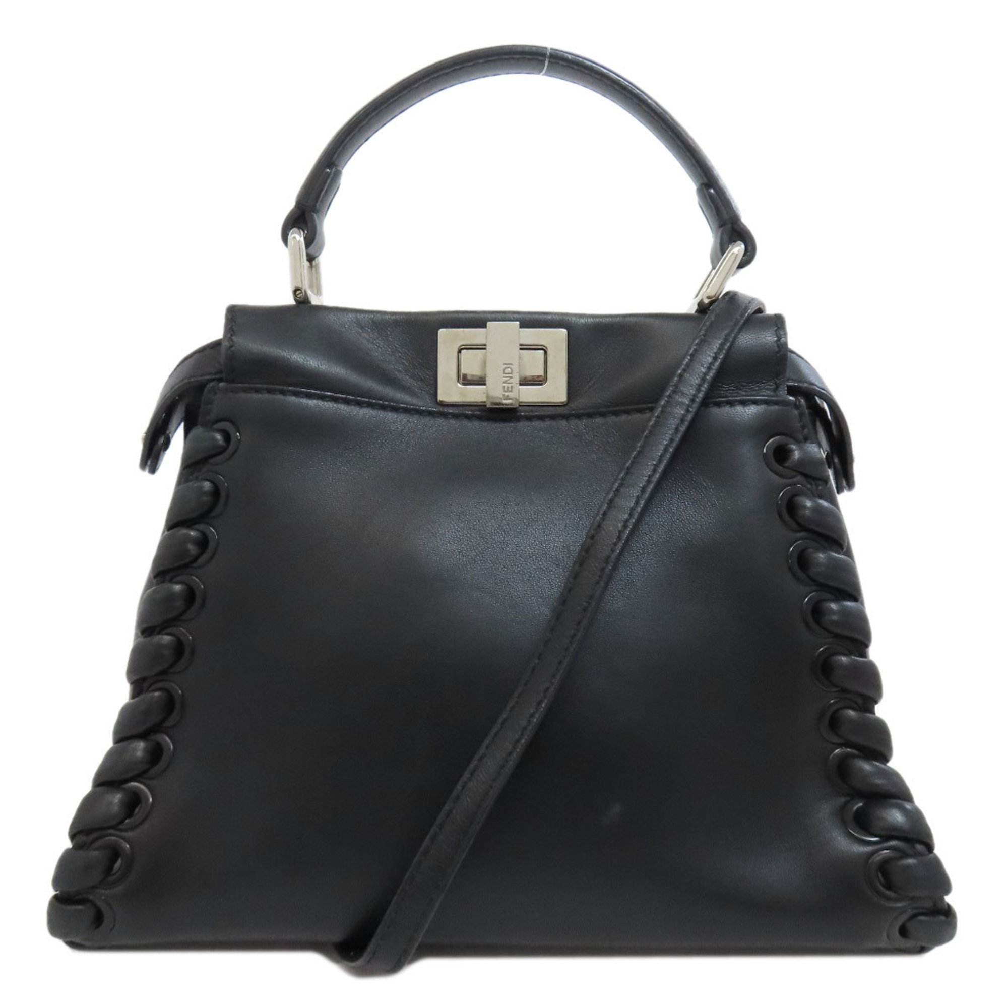 FENDI Peekaboo handbag leather for women