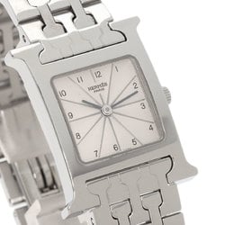 Hermes HH1.210 H Watch Stainless Steel SS Ladies HERMES