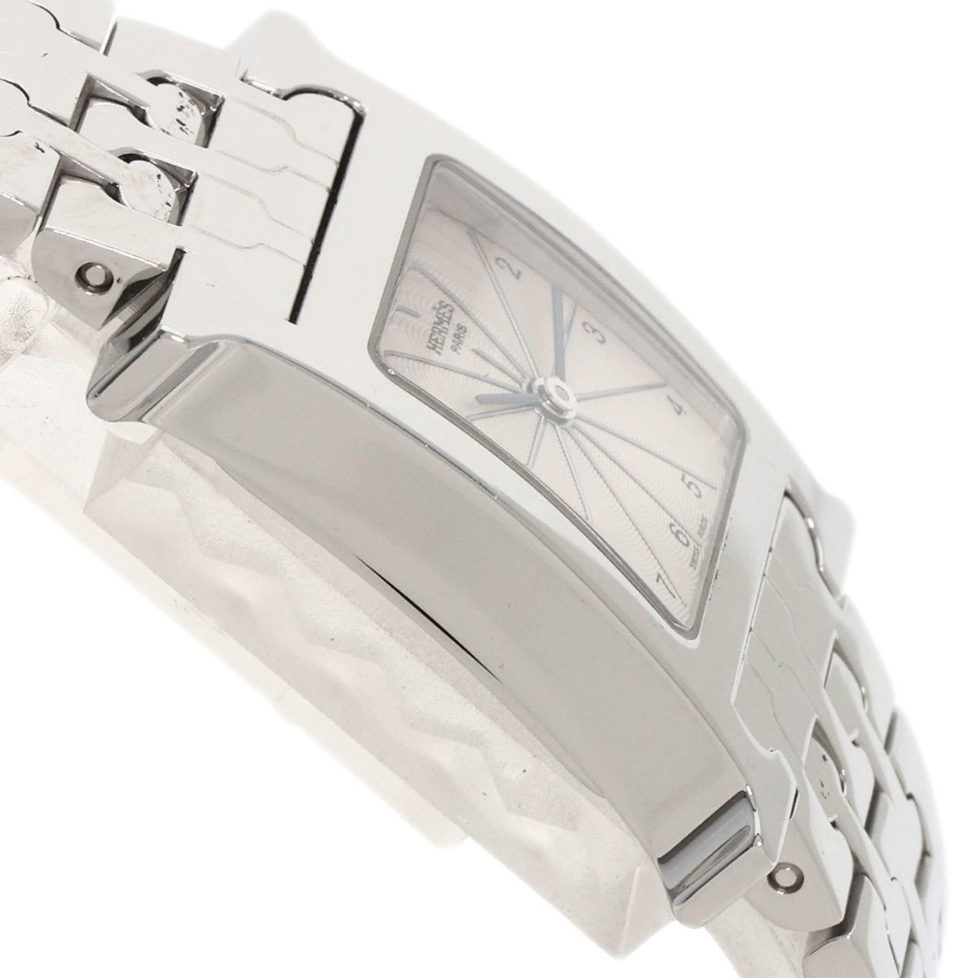 Hermes HH1.210 H Watch Stainless Steel SS Ladies HERMES