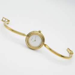 GUCCI Change Bezel Watch GP (Gold Plated) Women's White 11 12.2