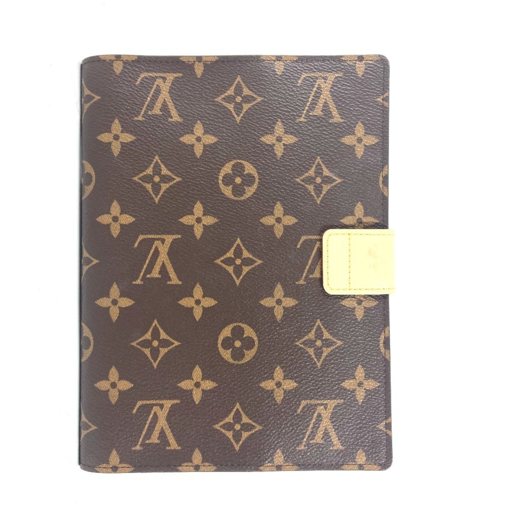 LOUIS VUITTON GI0238 Monogram Couverture Carnet Paul Stationery Case Planner Cover Notebook Canvas Women's Brown