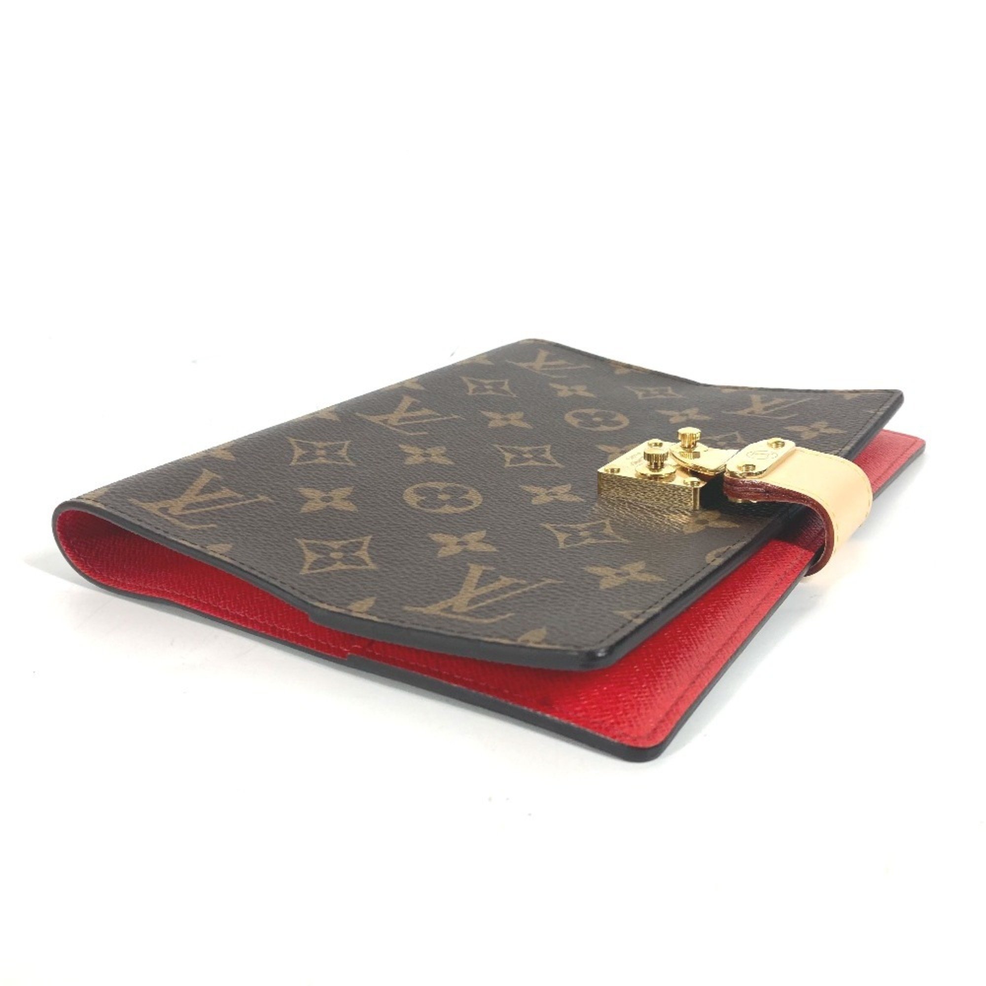 LOUIS VUITTON GI0238 Monogram Couverture Carnet Paul Stationery Case Planner Cover Notebook Canvas Women's Brown