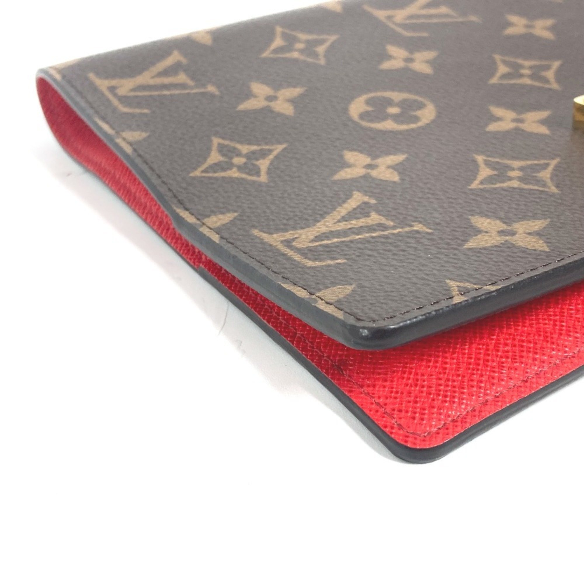 LOUIS VUITTON GI0238 Monogram Couverture Carnet Paul Stationery Case Planner Cover Notebook Canvas Women's Brown