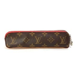 LOUIS VUITTON GI0009 Monogram Truth Elisabeth Pencil Case Stationery Pen Canvas Women's Red