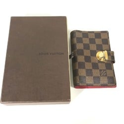 LOUIS VUITTON R21011 Damier Agenda Koala PM Diary Cover Canvas Men's Ebene Brown